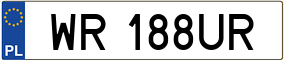 Truck License Plate